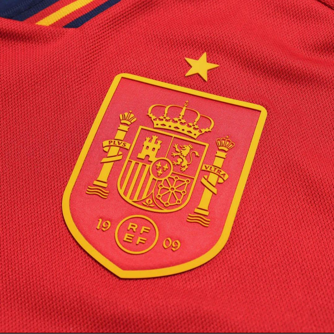 【新品タグ付】スペイン代表 2022 ユニフォーム ホーム 半袖 レプリカ
