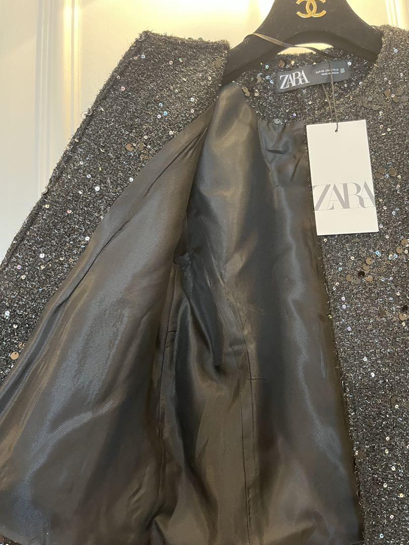 最終価格 　新品　ZARA スパンコール　ジャケット