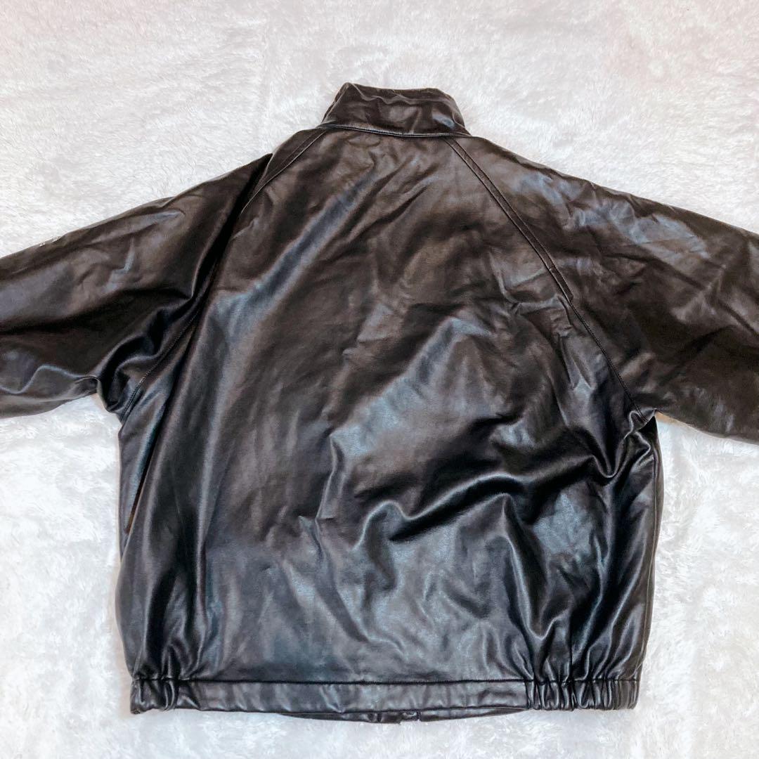 美品 CITEN UNITED ARROWS フェイクレザージャケット フリー
