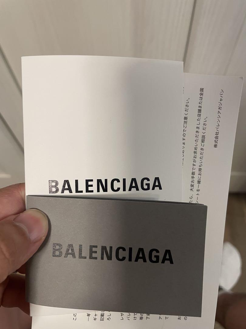 BALENCIAGA ブラックレザーショルダーバッグ