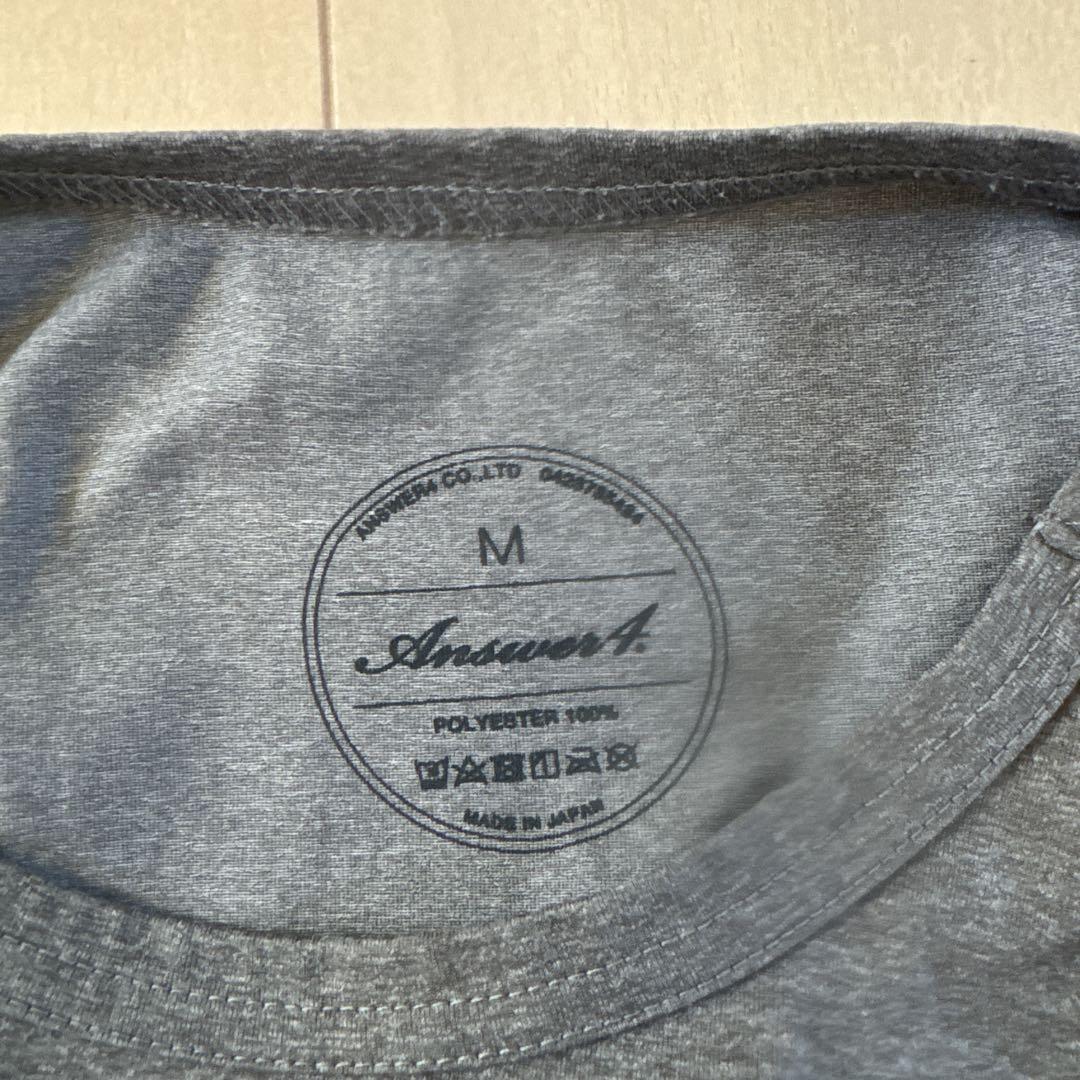 Answer4 グレー Tシャツ Mサイズ