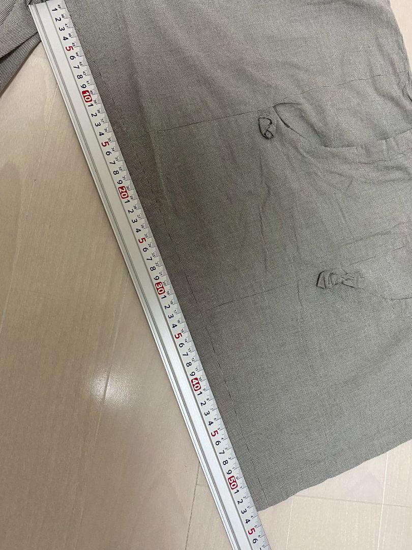 慈雨 チェック柄デザインコットンワイドパンツ カーキ系 40 ar1188