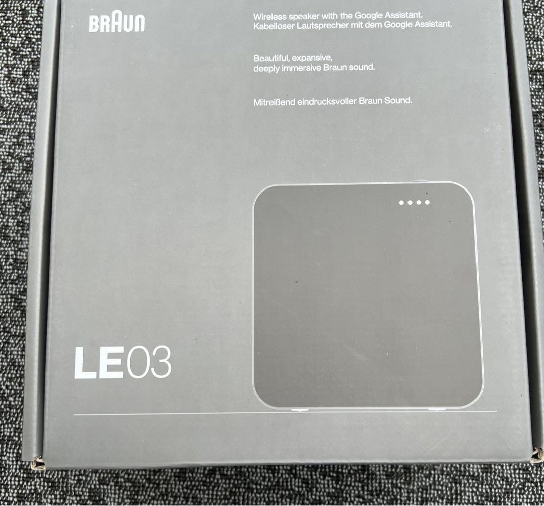 BRAUN ブルートゥーススピーカー LE03 ブラック BRA-0021 画像2