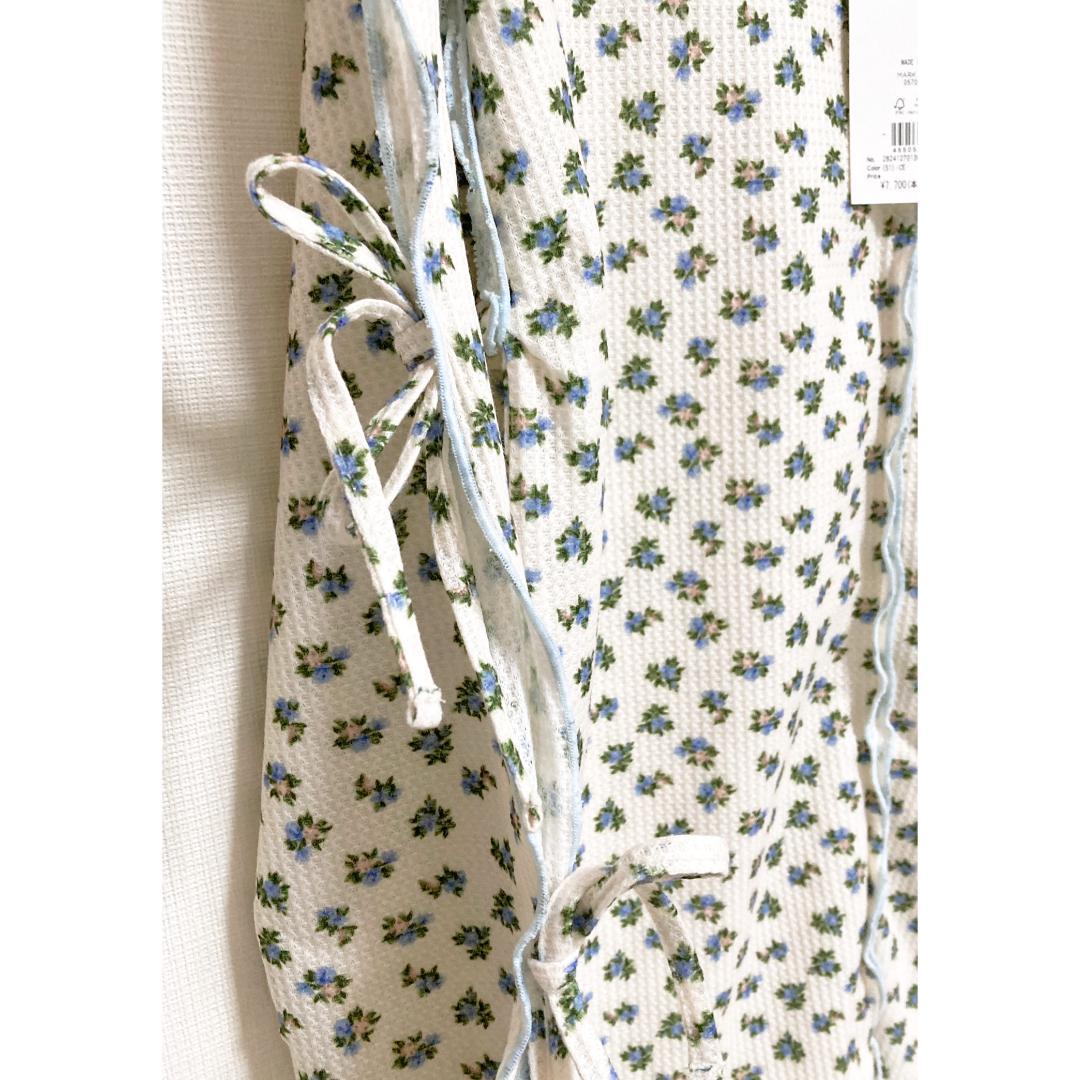merry jenny 新品 ブルー カットアウト flowerサーマルtops