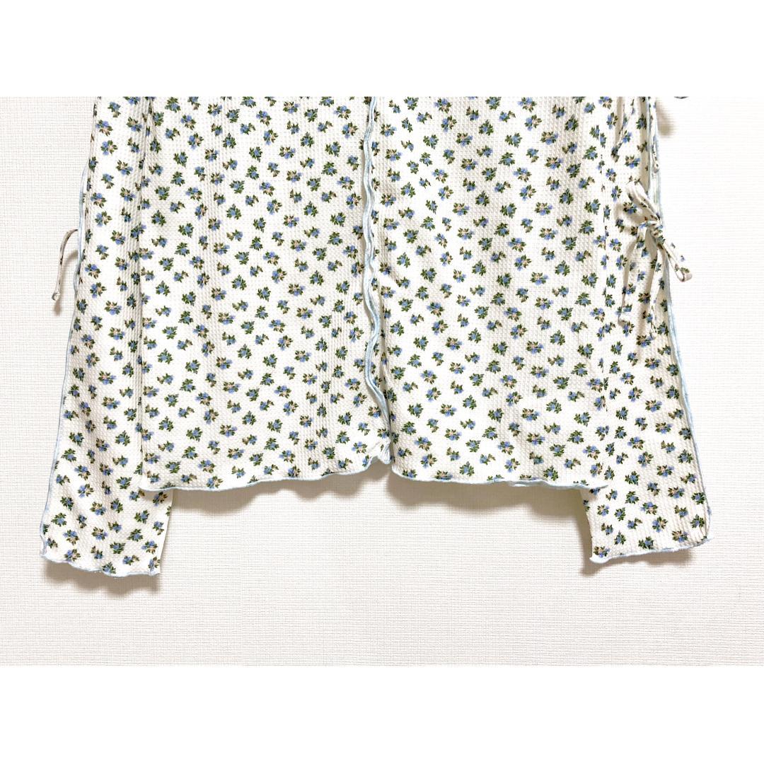 merry jenny 新品 ブルー カットアウト flowerサーマルtops