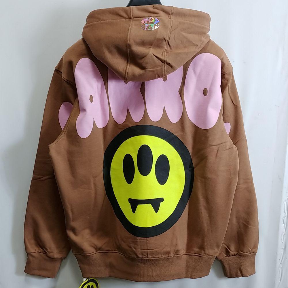 新品 L パーカー スウェット BARROW バロウ 茶 032859