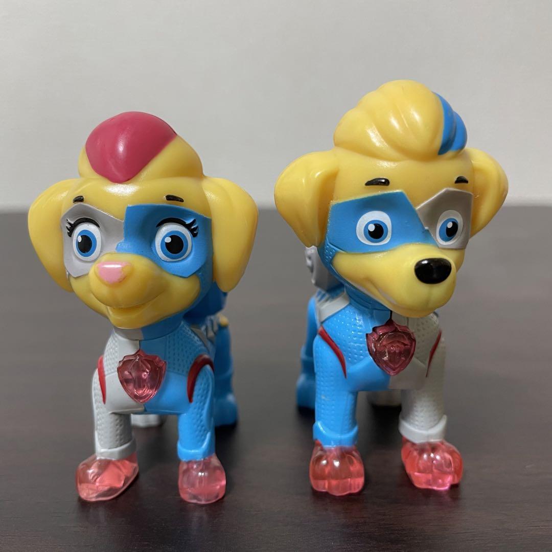 ◆美品◆レア◆ビークルつき◆パウパトロール マイティツインズ エラとタック ◇美品◇レア◇ビークルつき◇パウパトロール マイティツインズ