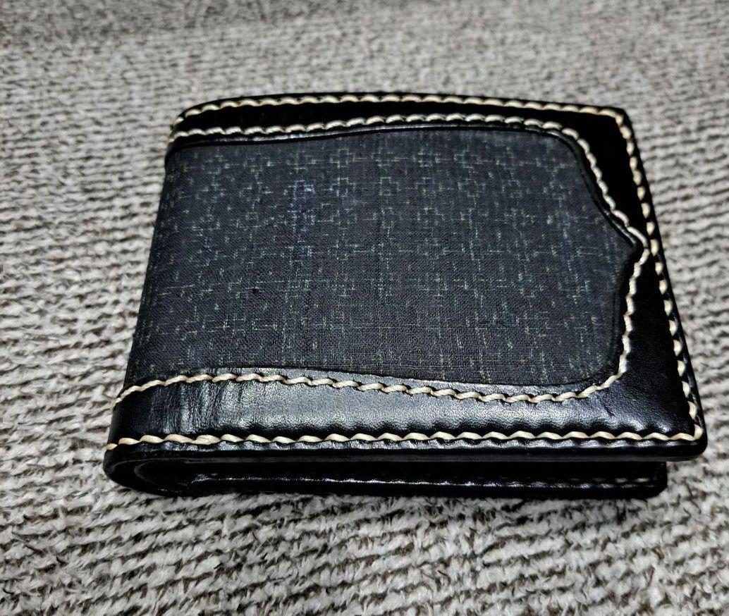 宮古上布　皮財布