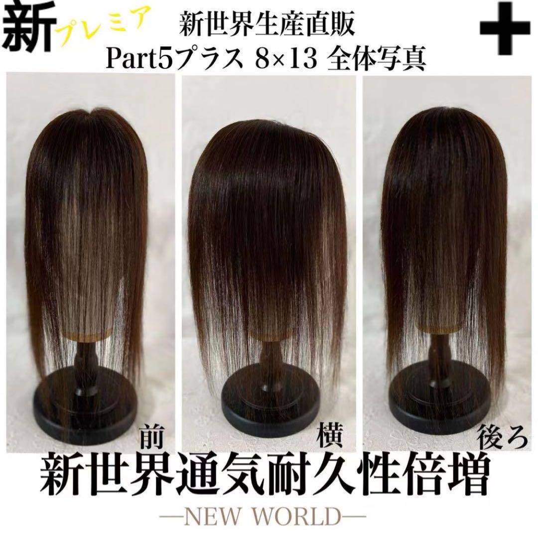 最新20252026新世界8*13 Part⑤＋ヘアピース 人毛レミー 総手植え