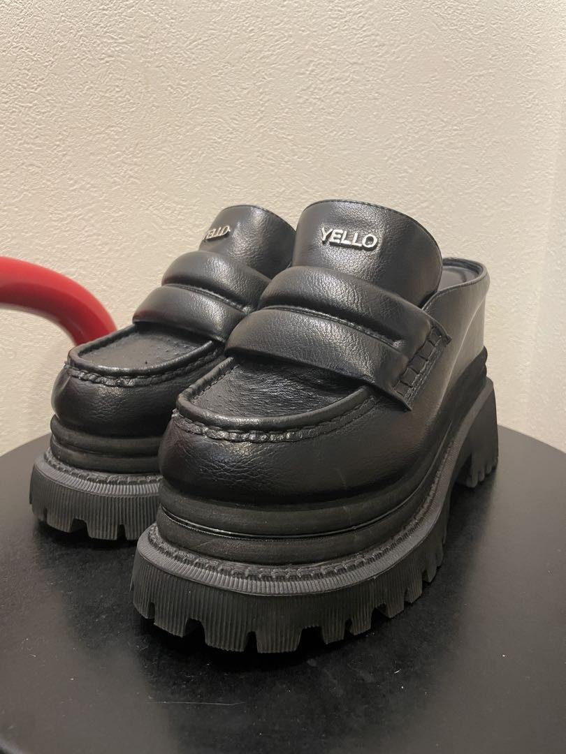 yellow ローファー厚底WEISS PLATFORM LOAFERS - メルカリ