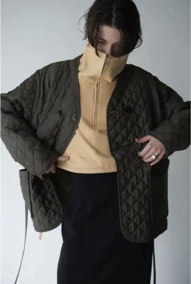 12日まで限定! QUILTING NO COLLAR JACKET サイズ2 【有名人芸能人