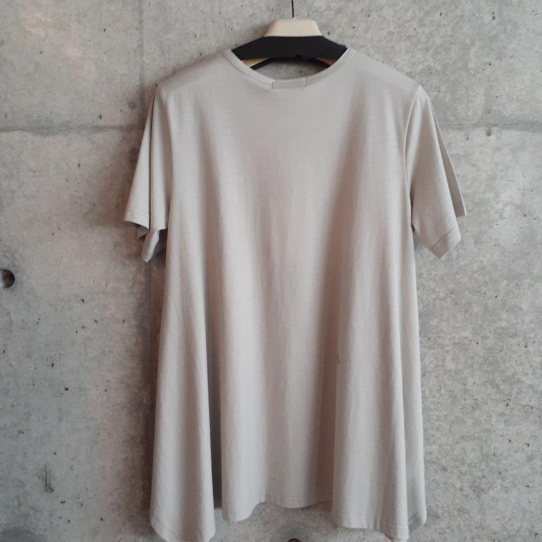【30％OFF】MissediCollection半袖チュニックTシャツベージュ
