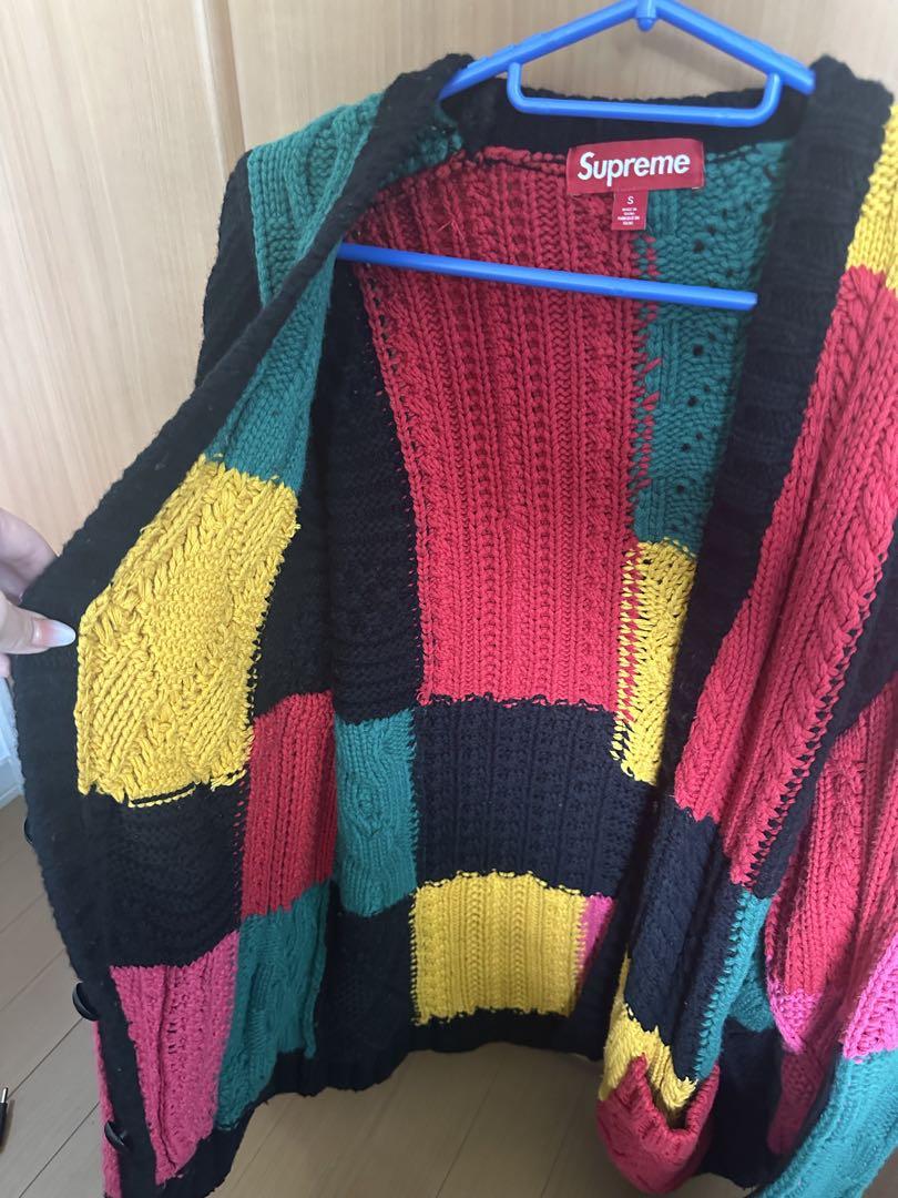 Supreme カラフル ニットカーディガン