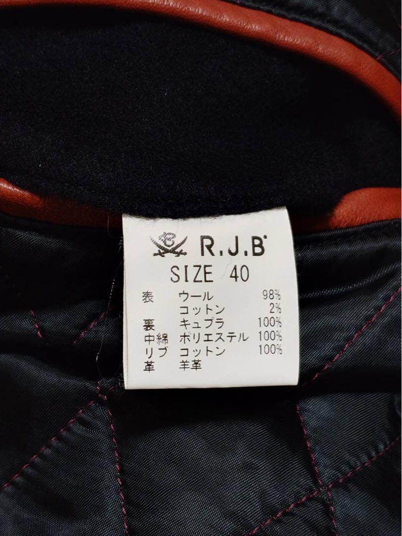 フラットヘッド RJB VARSITYジャケット スタジャン ブルゾン40L