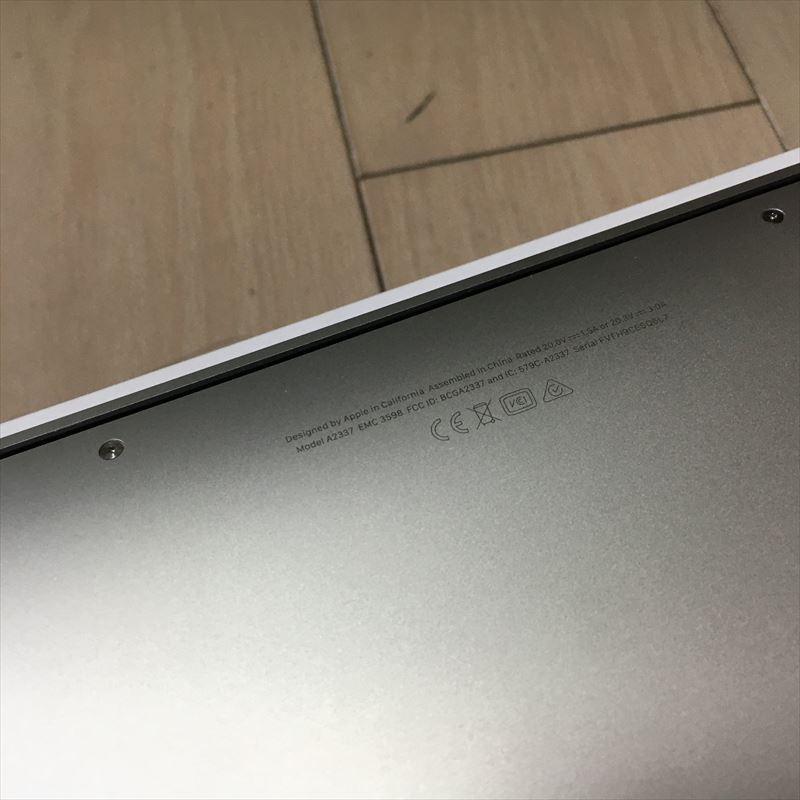641）Apple MacBook Air 13インチ 2020 M1 8コア