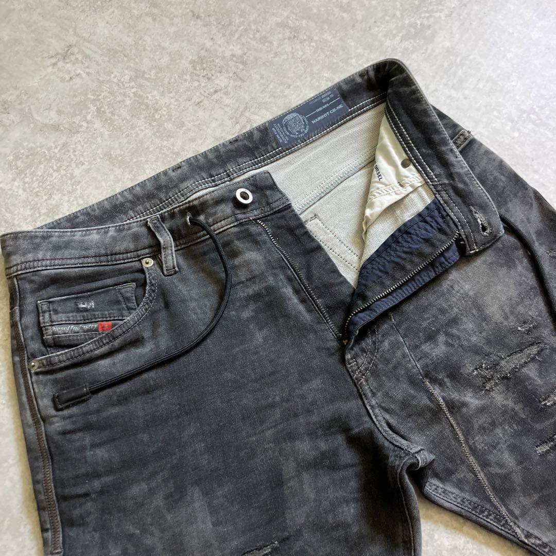 DIESEL NARROT CB-NE JOGG ディーゼル ジョグジーンズ 黒