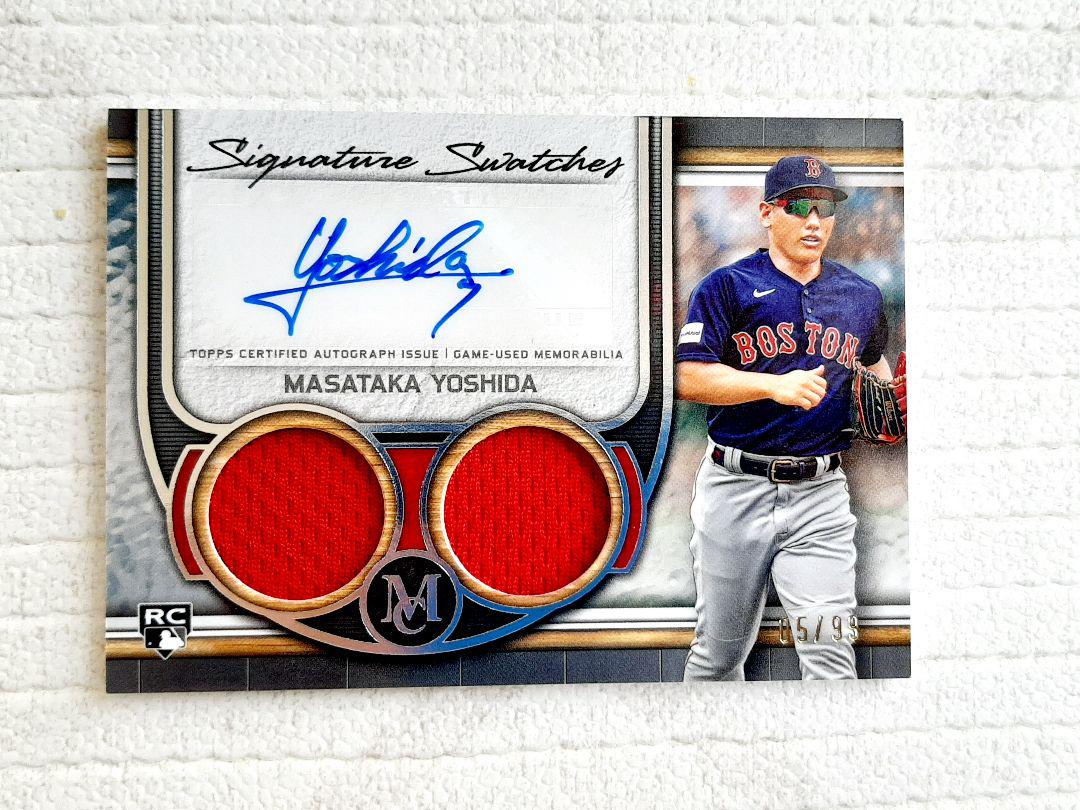 吉田正尚topps wbc 直筆サインカード実使用ユニホーム