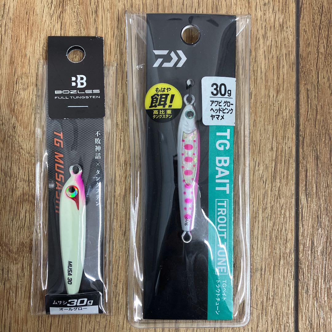 ボーズレス TGムサシ 30g ダイワ TGベイト トラウトチューン 30g
