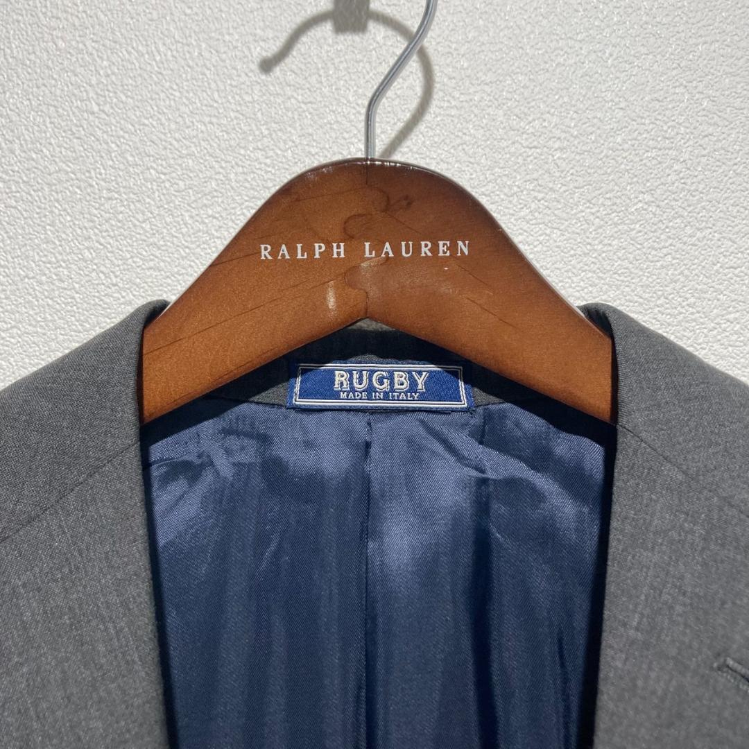 「RUGBY」 36S / 28R イタリー製 スーツ グレー ラルフローレン