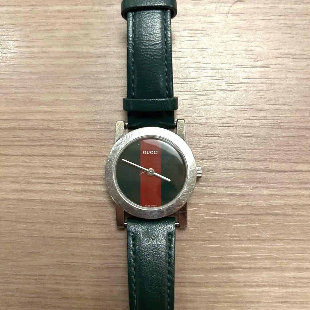 グッチ/腕時計/シェリーライン/レディース/スイス製/動作品/25ミリ GUCCI/腕時計/シェリーライン/レディース/スイス製/動作品/25