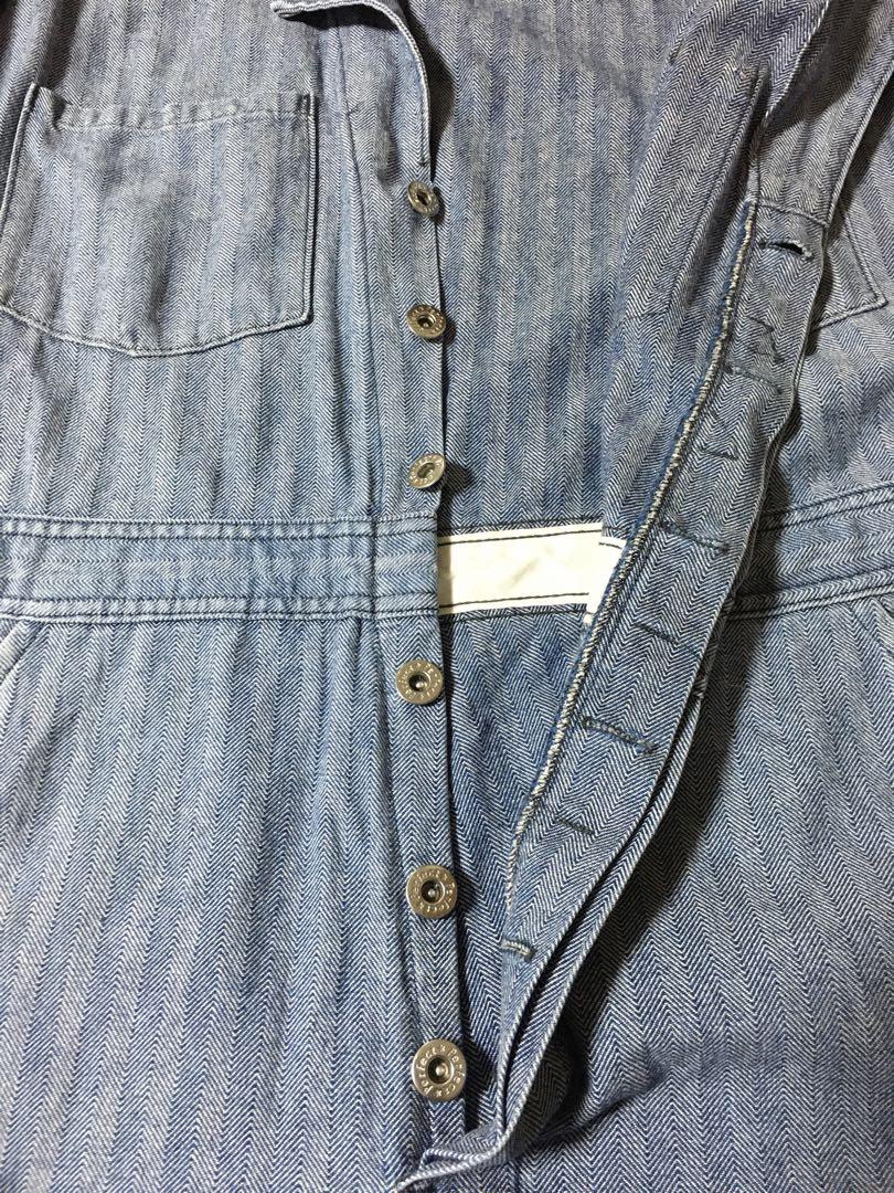 Perfect ヘリンボーン つなぎ オールインワン