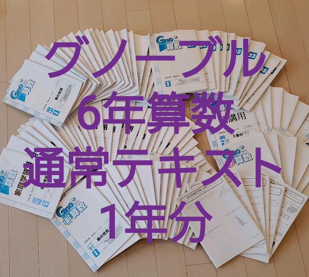 お年玉セール特価 グノーブル 6年 算数 通常テキスト 1年分 参考書 本 音楽 ゲーム 11 232 Centreeasy Com