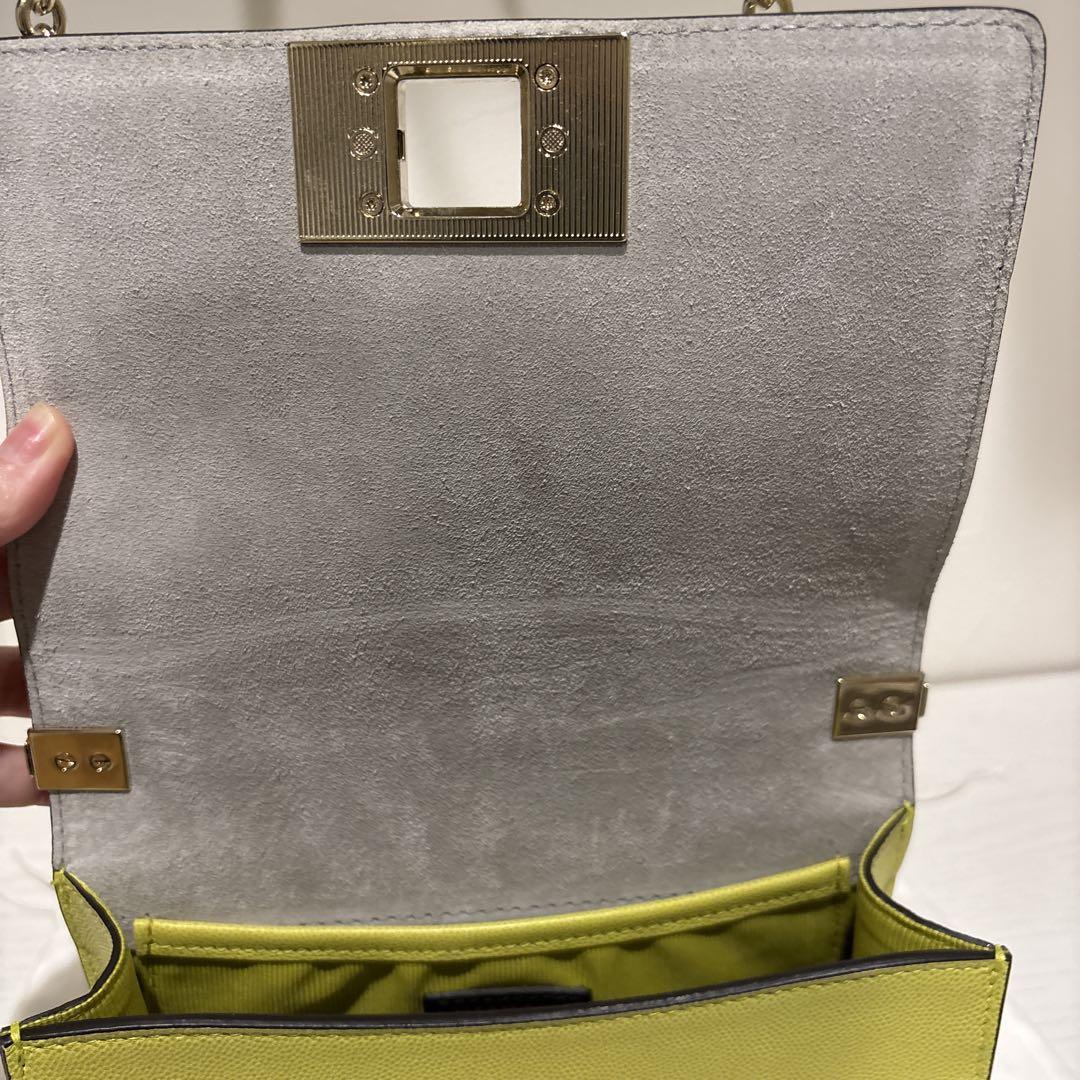 新品未使用』FURLA イエロー ショルダーバッグ
