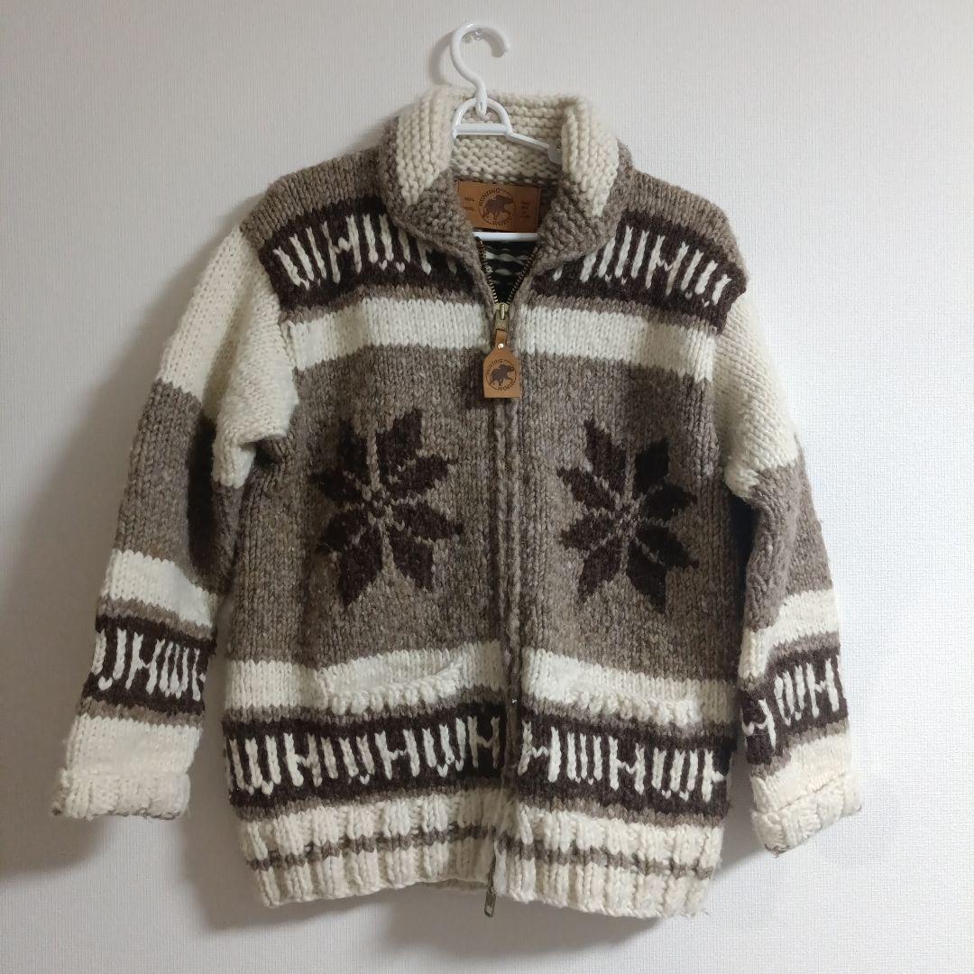 HUNTING WORLD 手編みニットセーター LL HUNTING WORLD