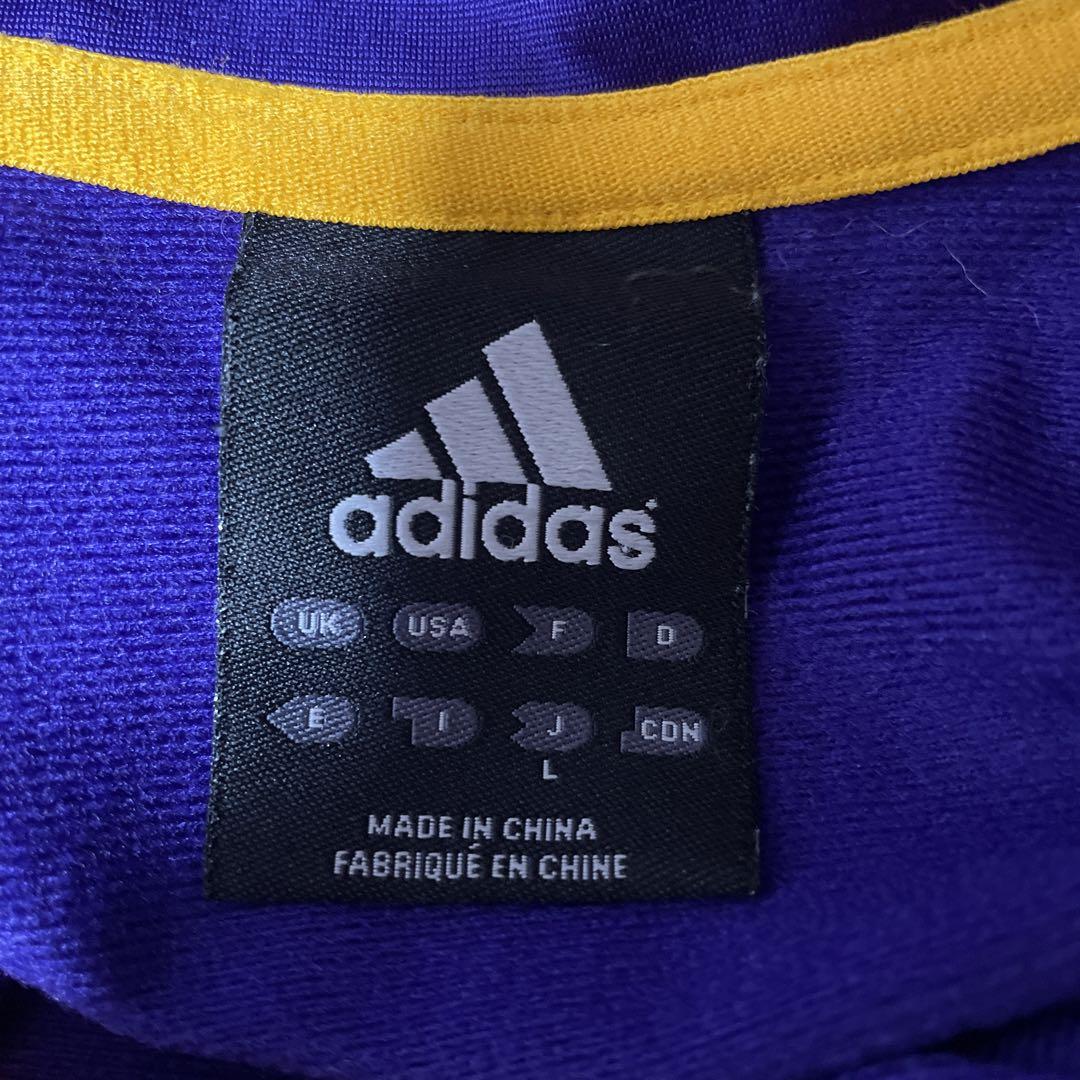 NBA Lakers レイカーズ　アディダス　ジャージ　L