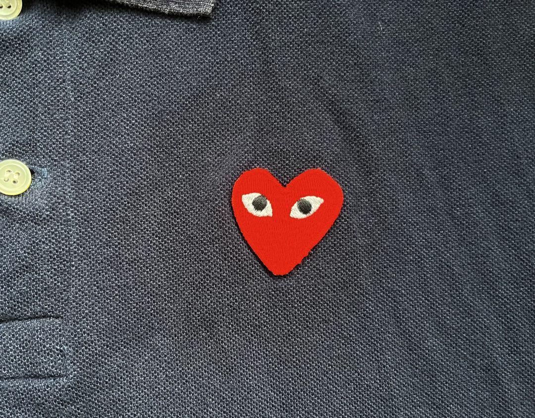 PLAY COMME des GARÇONS ネイビーポロシャツ Mサイズ