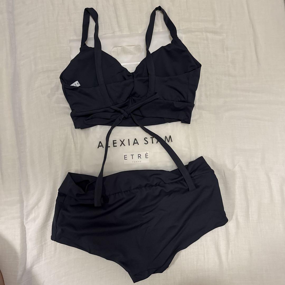 back ribbon bikini swimwear Kurogoma