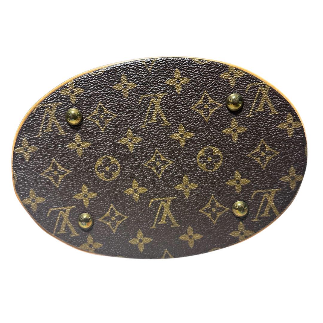 訳ありLOUIS VUITTON モノグラム PM プチバケットトートバッグ