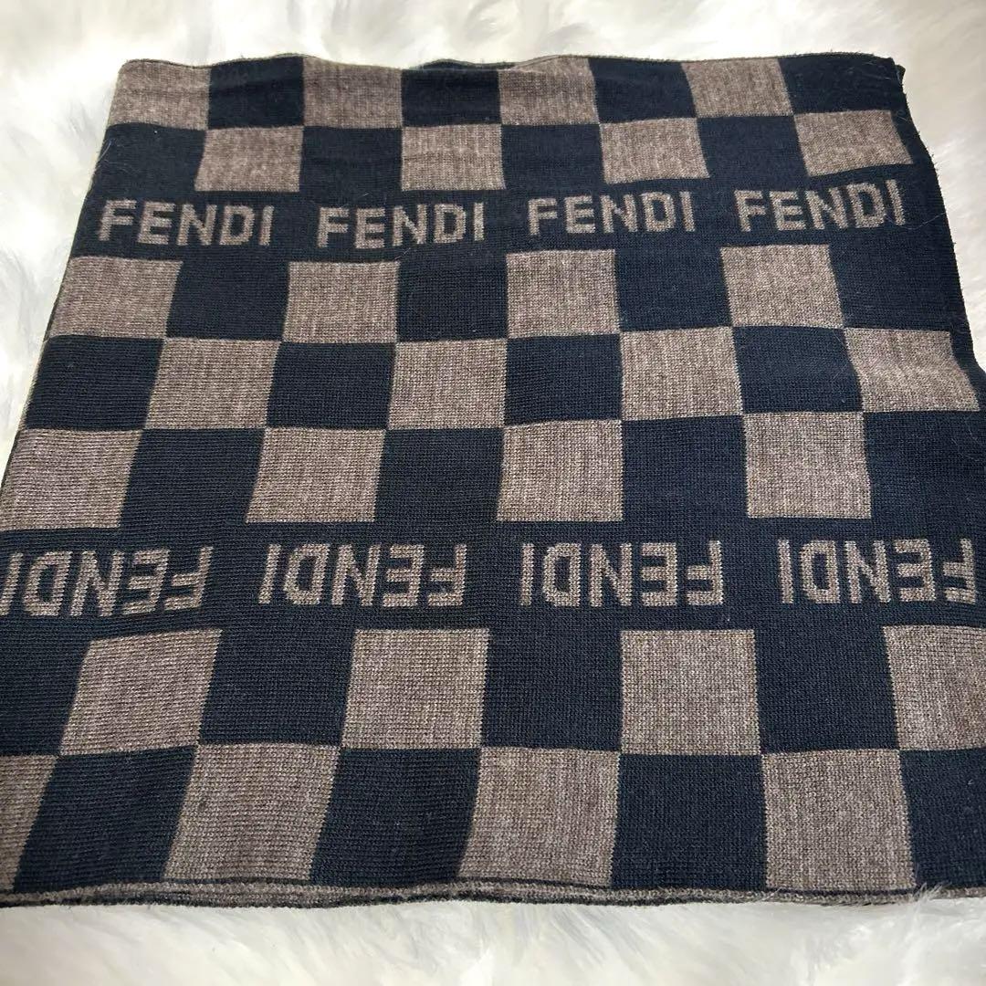 せいこ美品　FENDI フェンディ　ウール　マフラーストール