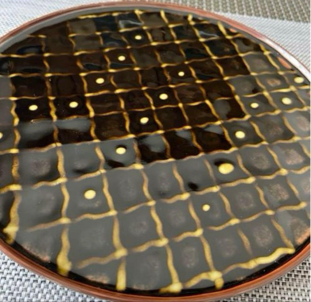 業務用プレート26㎝　大皿　有月　(茶月)　【未使用品】 業務用プレート26㎝ 大皿 有月 (茶月) 【未使用品】|mercari