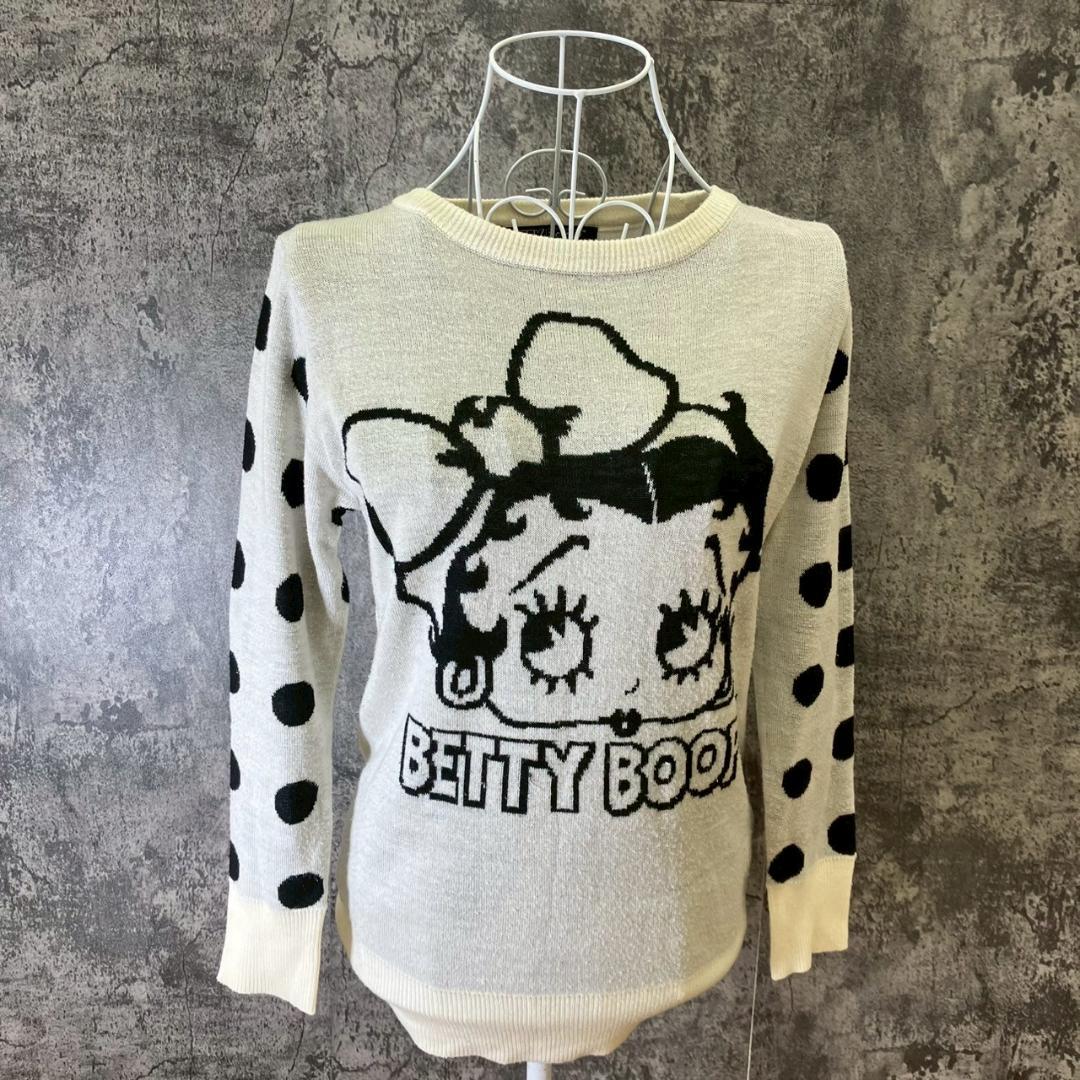 ✨BETTY BOOP✨ベティブープ♡アクリルセーター♡ニット♡ベティ