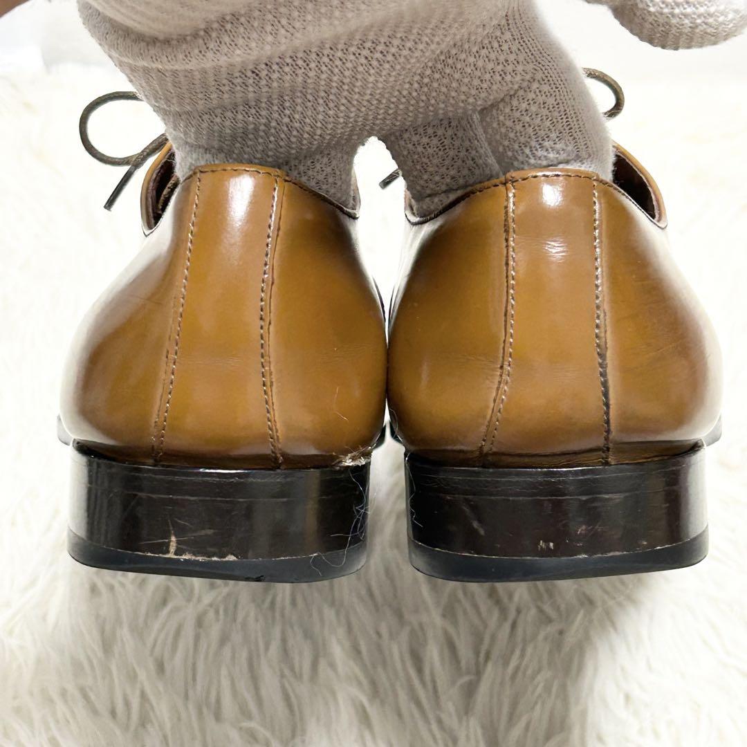 madras マドラス ストレートチップ ライトブラウン レザー 27