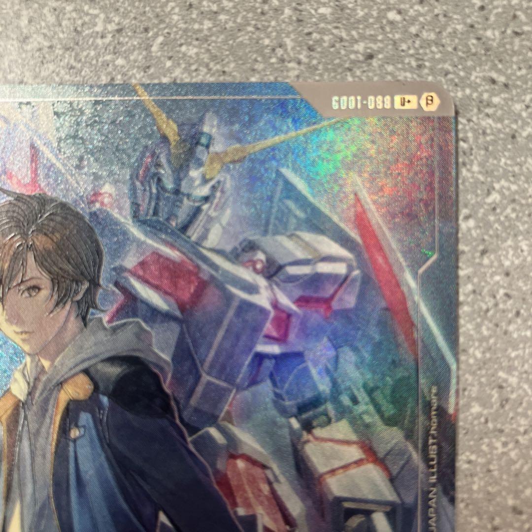 ☆ガンダムカードゲーム☆バナージ・リンクス☆パラレル☆未使用☆β版☆