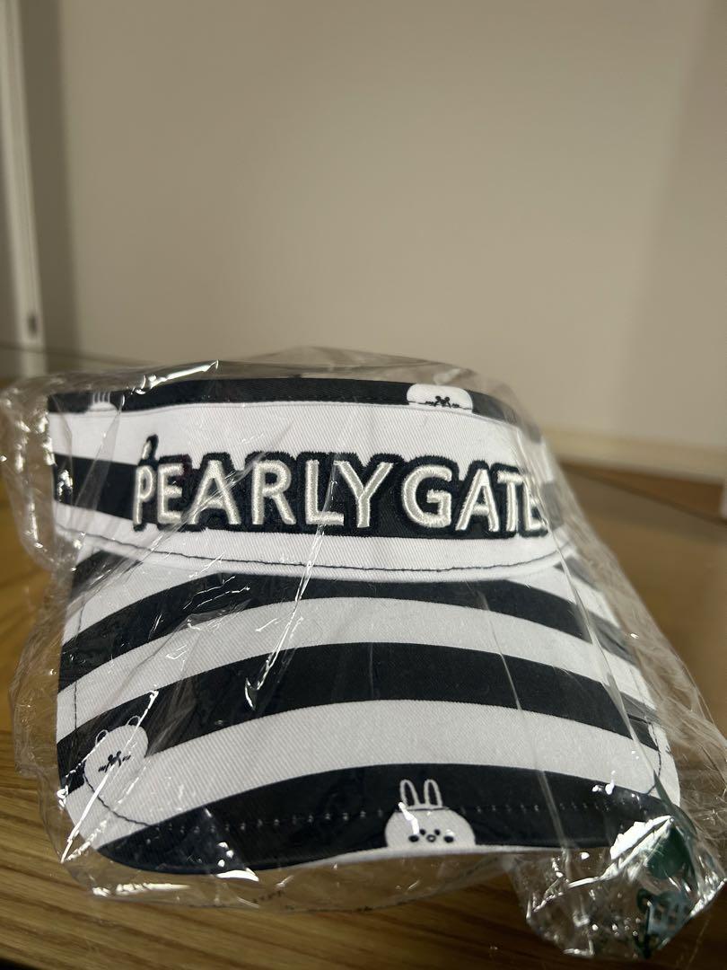 PEARLY GATES ストライプ バイザー LINE FRIENDS コラボ