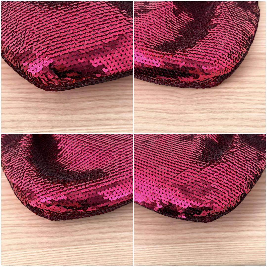 バッグ Vintage Coach Poppy Pink Sequins Bag