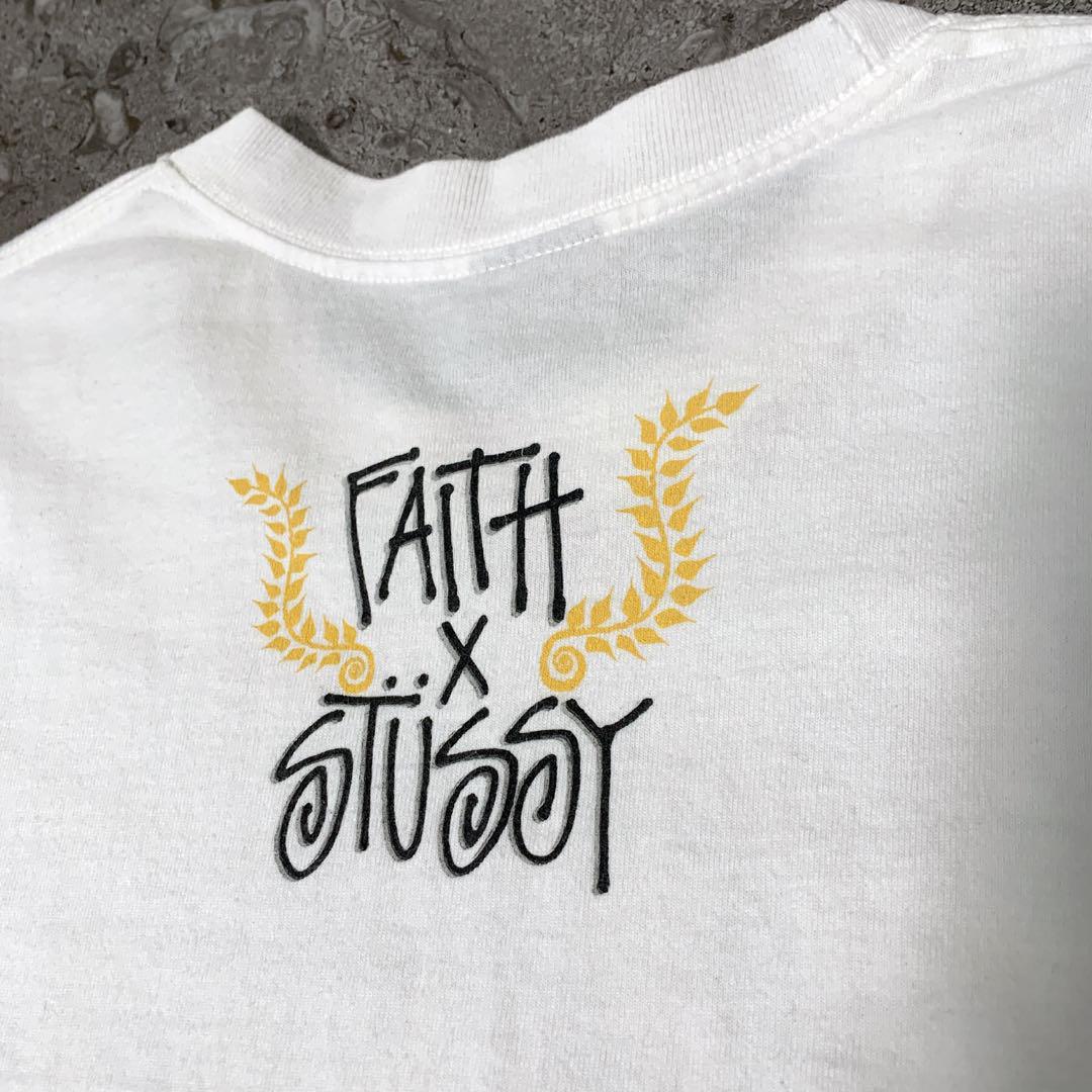 希少】00s old Stussy x Faith ロンドン限定Tシャツ