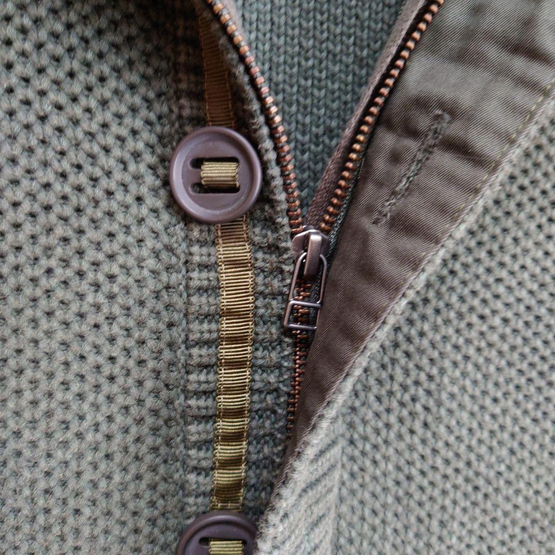 AVIREX S.ARMY アビレックス刺繍 ニットカーディガン/ジャケット