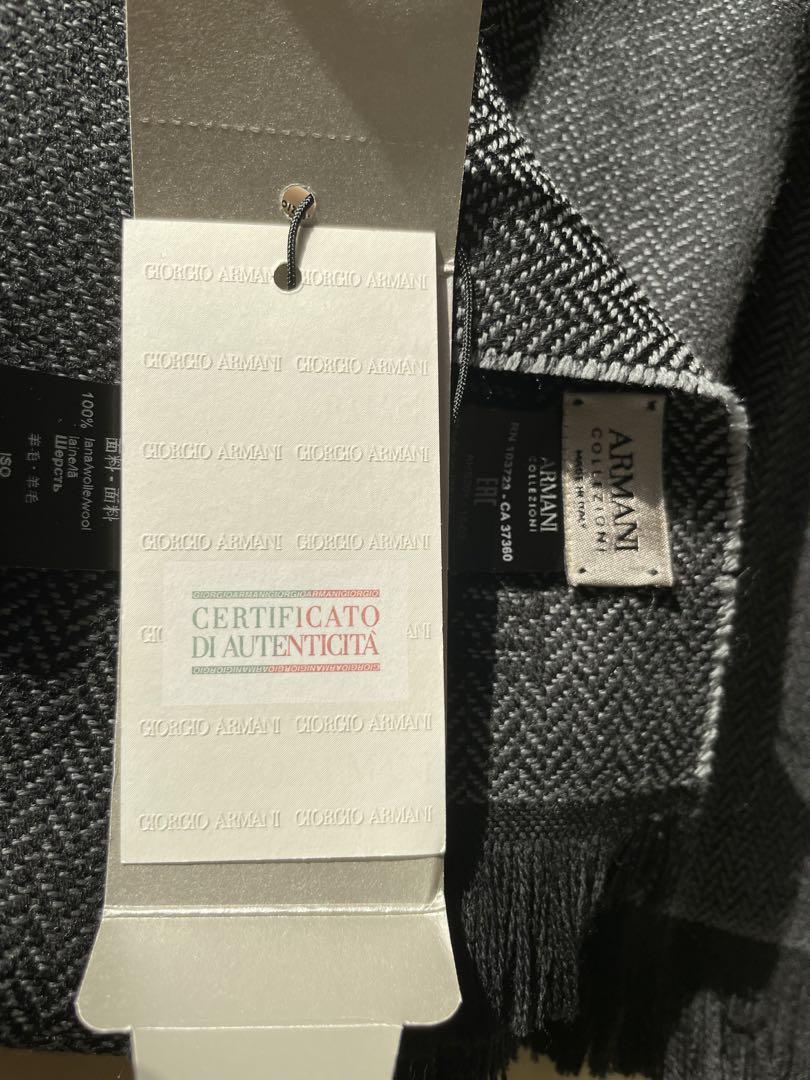 新品未使用 ARMANI COLLEZIONI マフラー