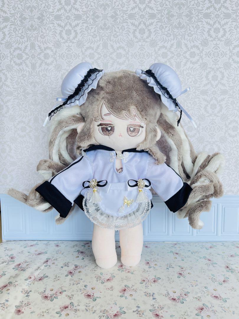 20㎝ぬい（無属性）チャイナ風ジャージメイド 白2 - メルカリ