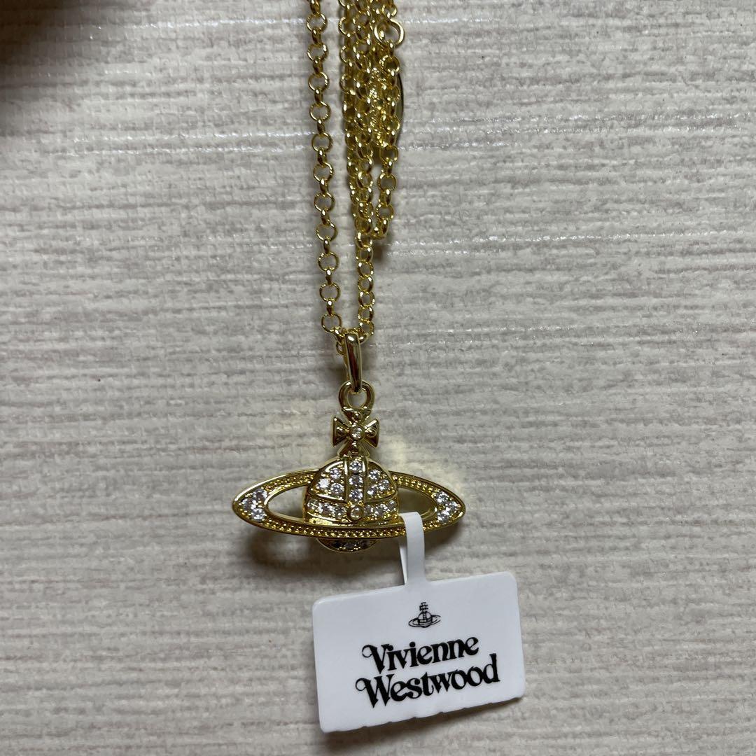 Vivienne Westwood クロス惑星ネックレス レディース