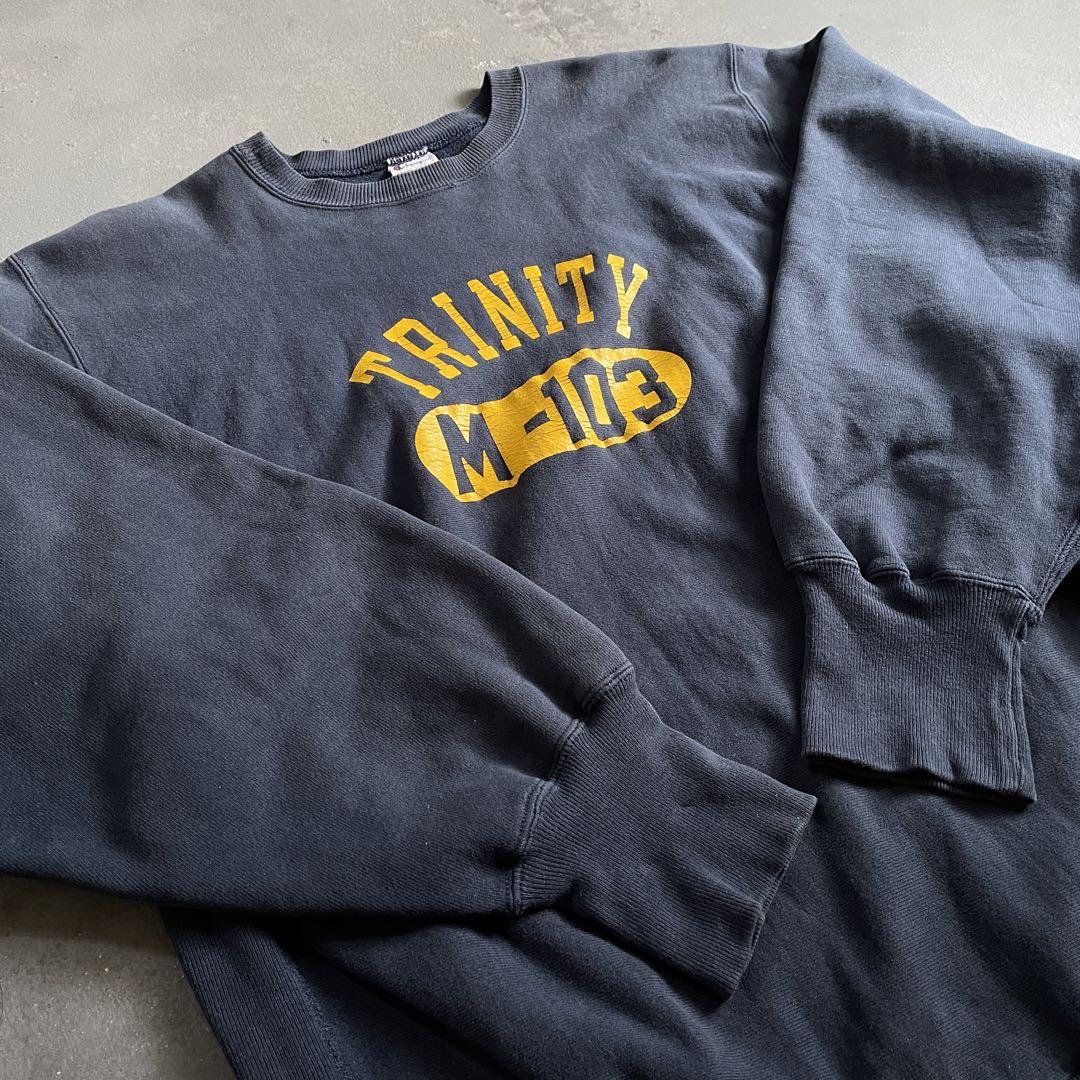 90's 刺繍タグ”Champion“Reverse Weave”二段sweat