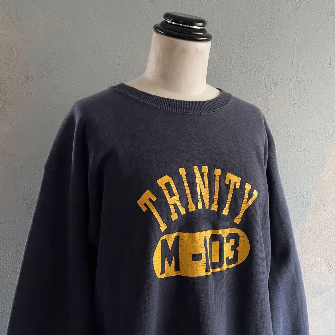 90's 刺繍タグ”Champion“Reverse Weave”二段sweat