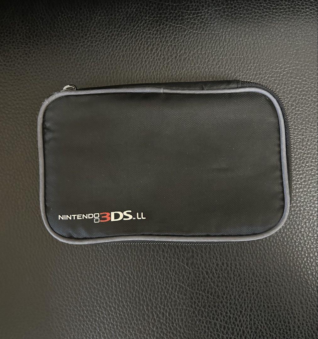3DS LL オレンジ×ブラック＋SDカード4GB＋モンハンソフト＋ケース
