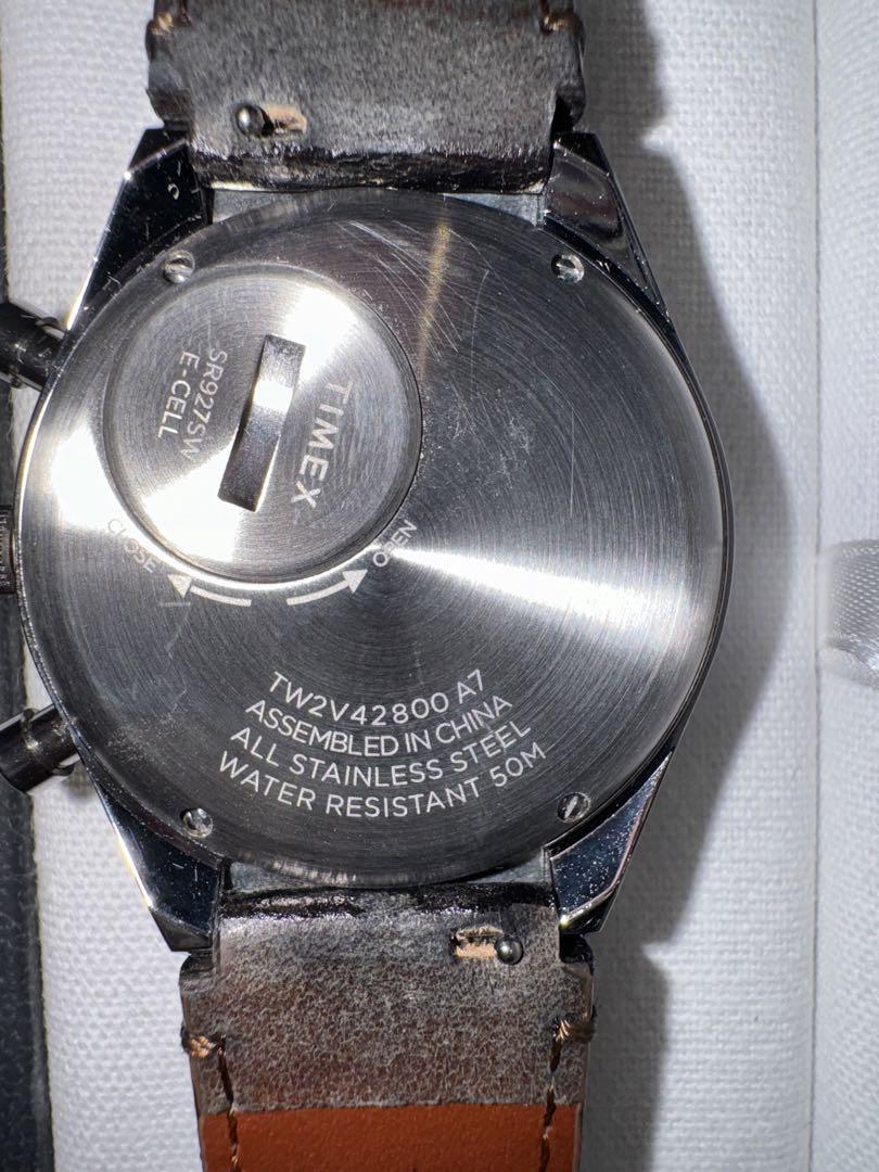 TIMEX:タイメックス 三つ目クロノグラフ クォーツ 腕時計
