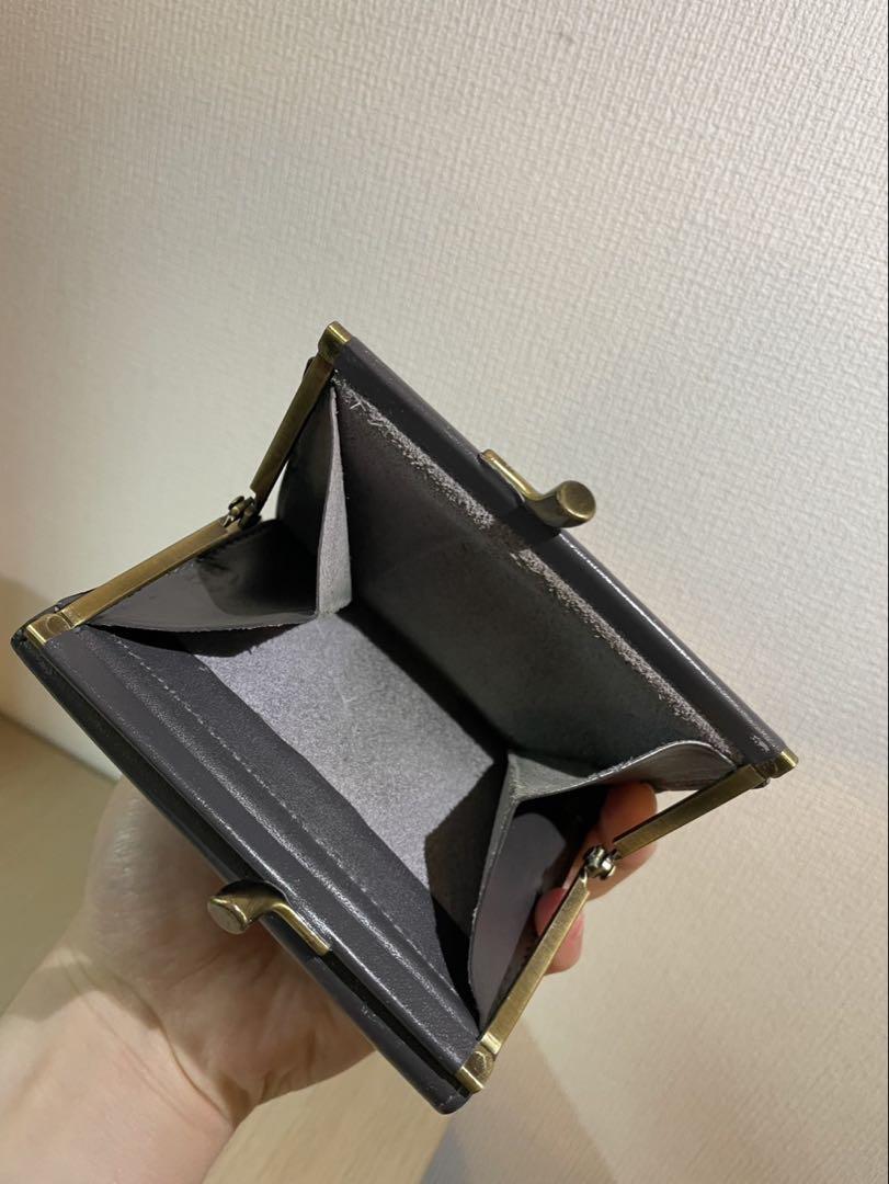 IL BISONTE イルビゾンテ がま口 フラップ 2つ折り 財布 ウォレット