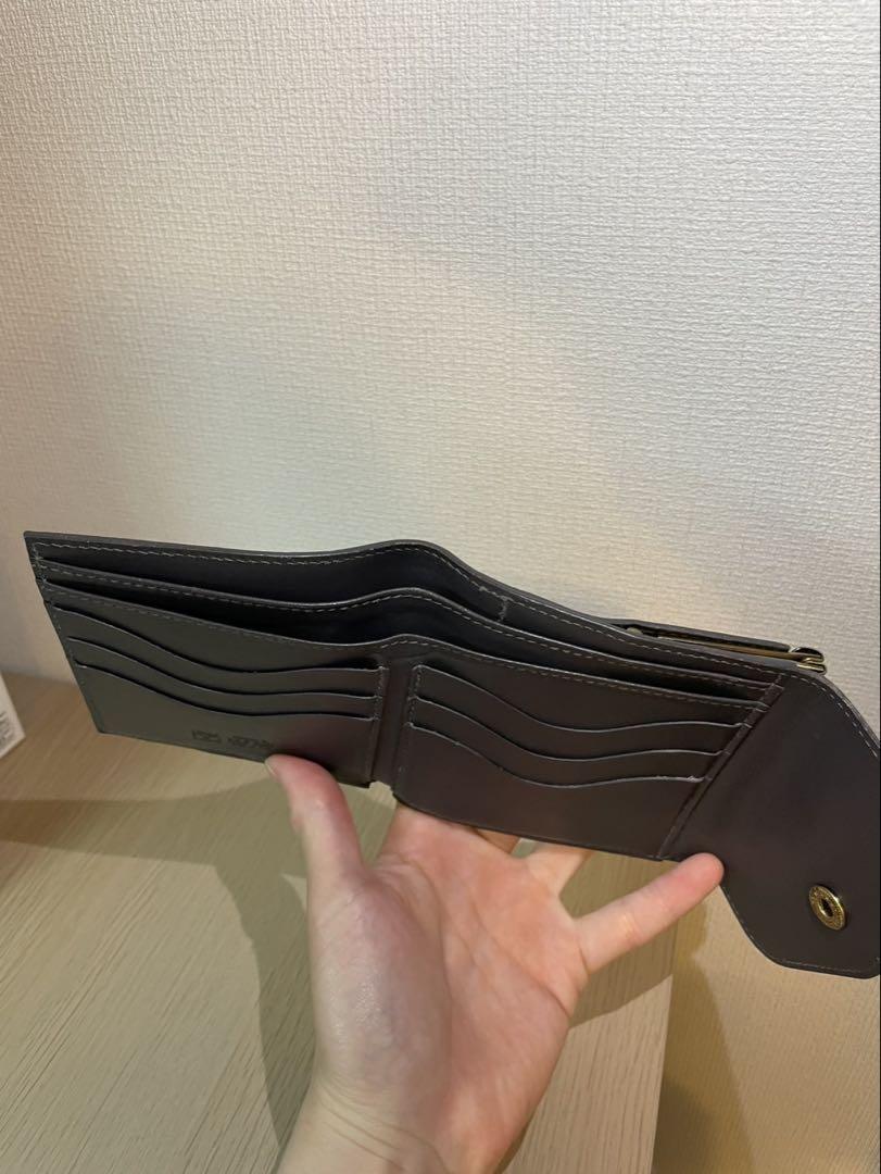 IL BISONTE イルビゾンテ がま口 フラップ 2つ折り 財布 ウォレット